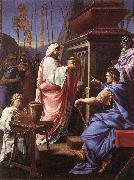LE SUEUR, Eustache A Gathering of Friends af oil painting